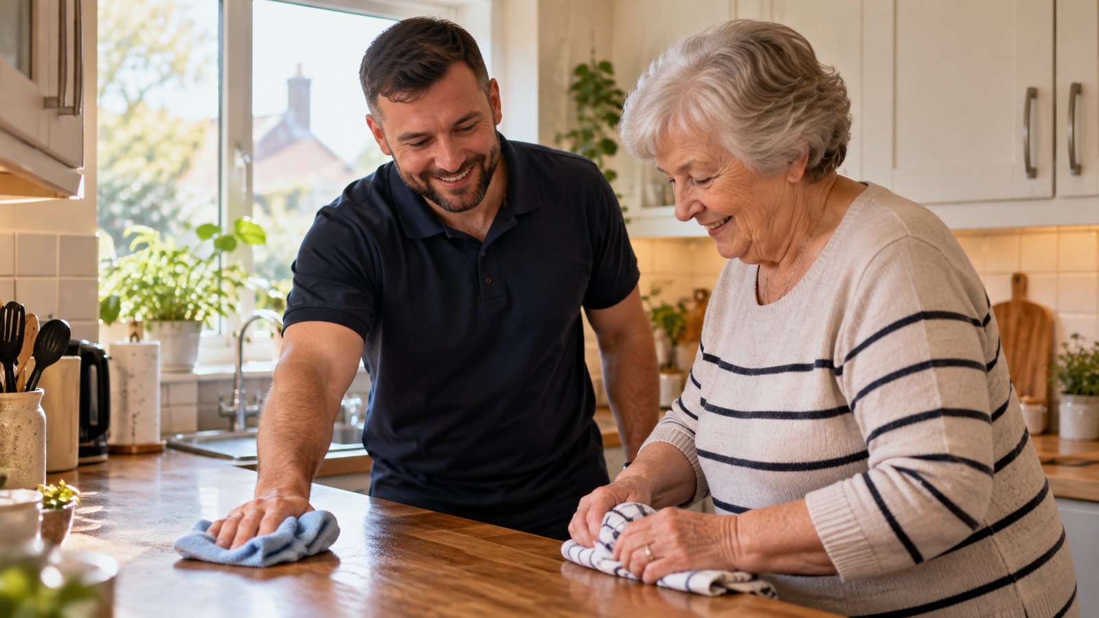 Practical support with everyday household tasks